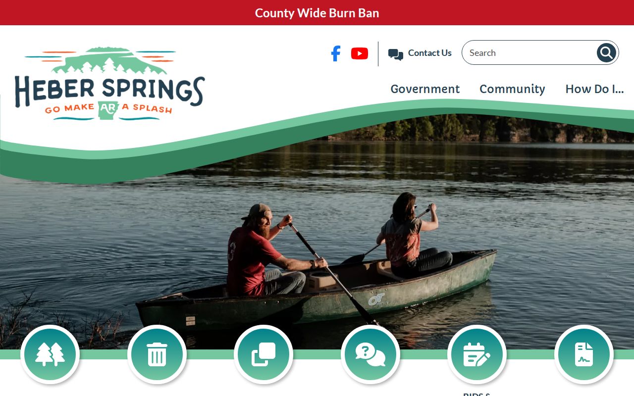 Official Heber Springs city website
